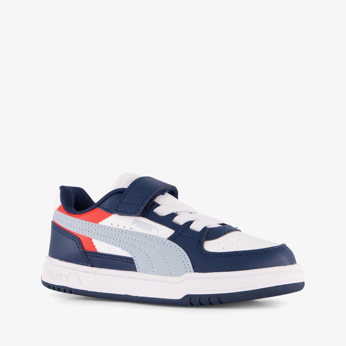 Puma Caven III Block kinder sneakers – Uitneembare zool Blauw