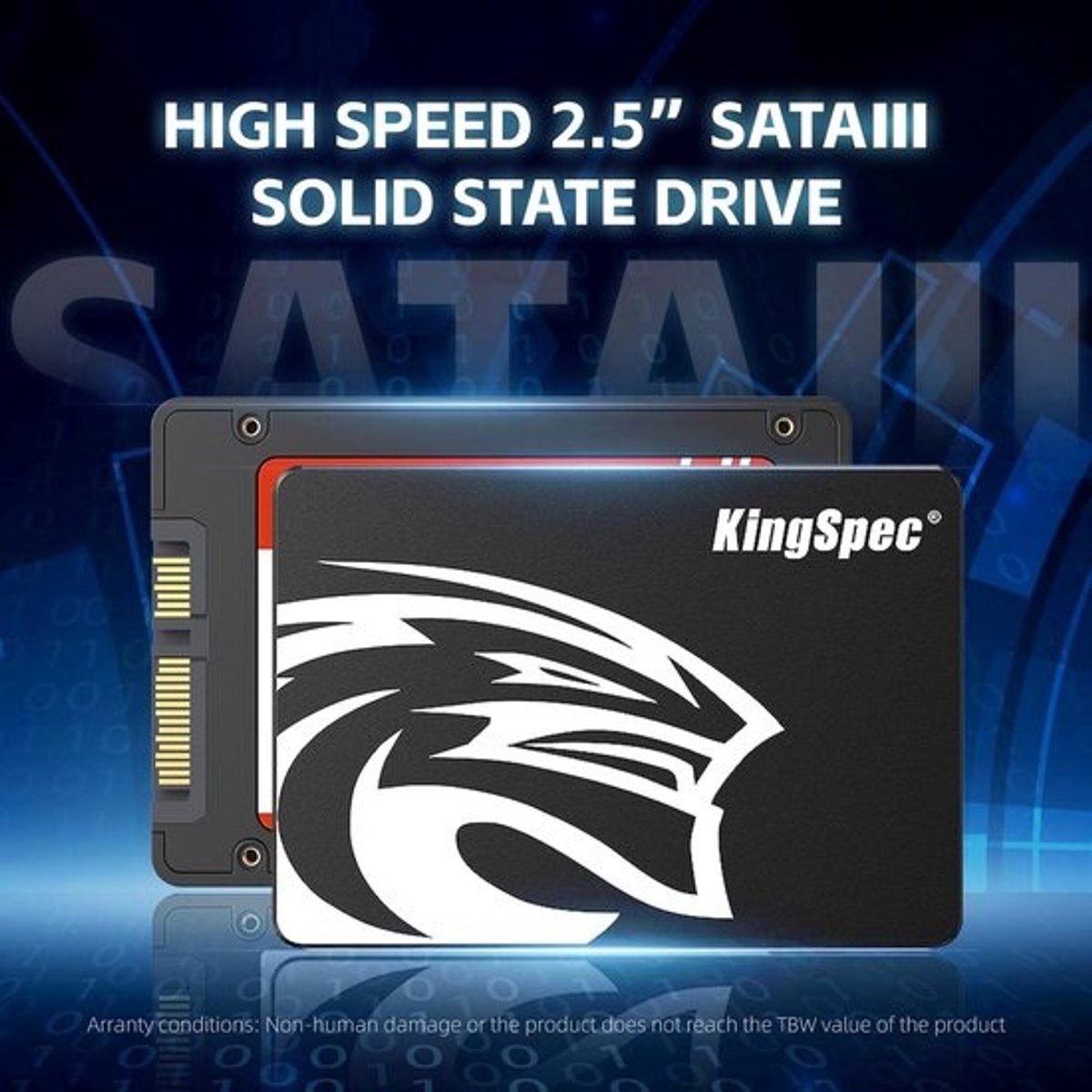 Interne 1 TB SATA SSD 3D NAND Flash voor Laptop en Desktop, Snelle 560 MB/s