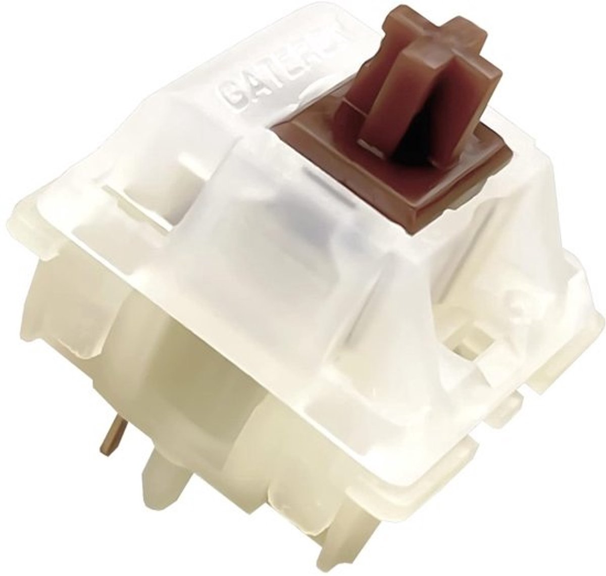 Melkachtig Gele Mechanische Schakelaars - 5-pins, 36 stuks bruin - Compatibel met MX Gamingtoetsenbord, KS-3 Patch, Tactiele Feedback, Stil en Soepel voor Snelle Actuatie