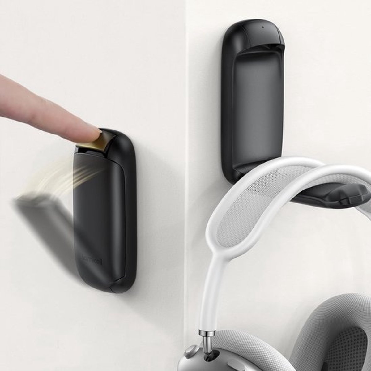 SnelShoppen - Vouwbare Koptelefoon Houder - Zelfklevende Gaming Headset Stand voor Bureau/Wand - Compacte Koptelefoonhaak voor Airpods Max en Gaming A
