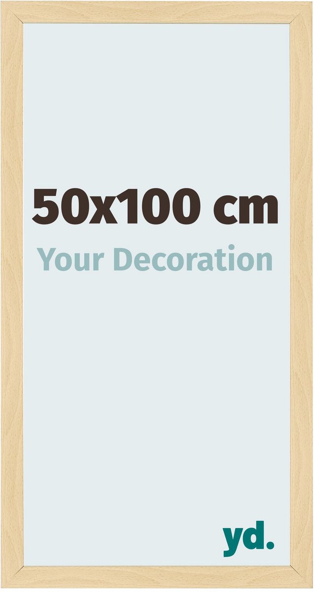 Your Decoration - Fotolijst 50x100 cm - MDF - Beuken Decor - Bologna