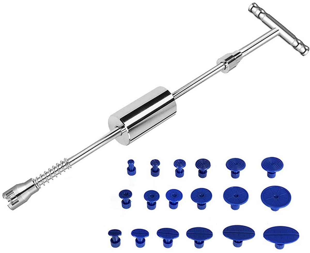 Dailygoods - Dent Reparatie - Hagel Verwijdering - Efficiënt en veilig - T Bar Slide Hammer - Auto Body Gereedschap - Geschikt voor auto en motorfiets...