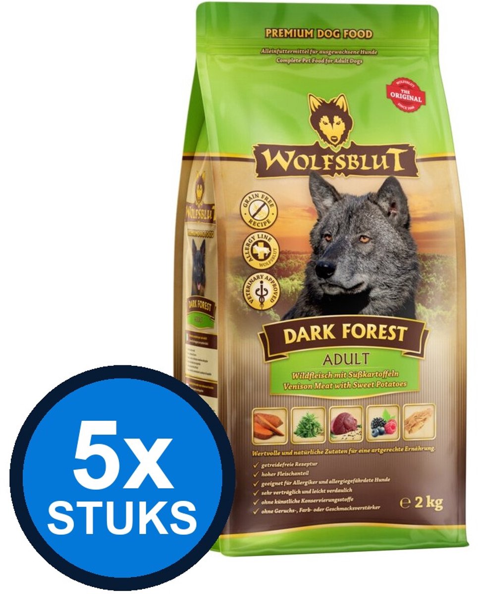 Wolfsblut Wolfsblut - Adult Dark Forest - Hondenvoer Droogvoer - 2 kg