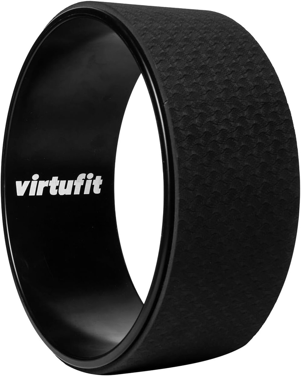 Thijox - Premium Yoga Wiel 33 cm - Onyx Black - Verbeter je Flexibiliteit en Balans - Ideaal voor Yoga, Pilates en Oefeningen thuis