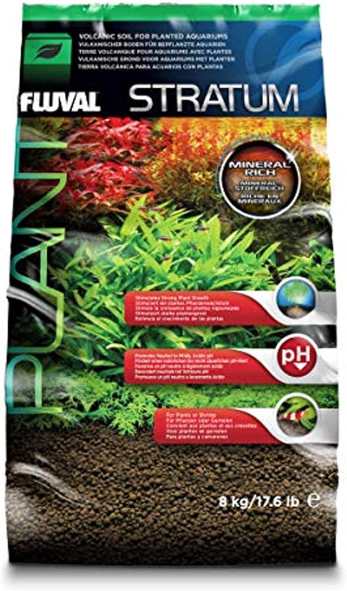 SnelShoppen - Stratum voor Planten en Garnalen 8 kg - Natuurlijke Bodembedekking, Perfect voor Aquarium, Planten, Garnalen en Aquascaping
