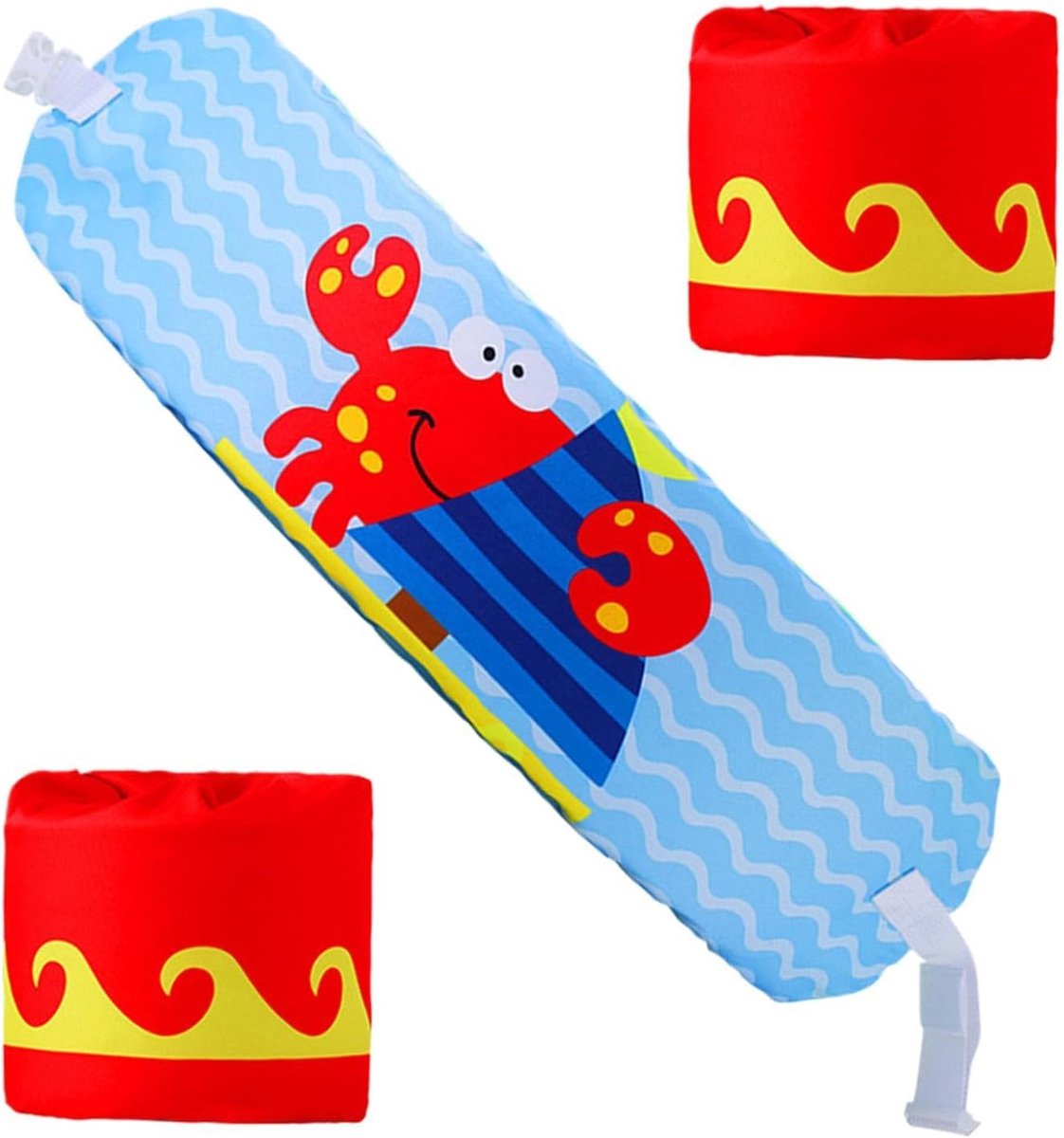 Thijox - Kinderzwemgordel - Veiligheidsuitrusting Zonder Opblazen - Zwemgordel Met Armdrijvers Voor Kinderen 110-140 Cm - Perfect Voor Zwembad, Vakant