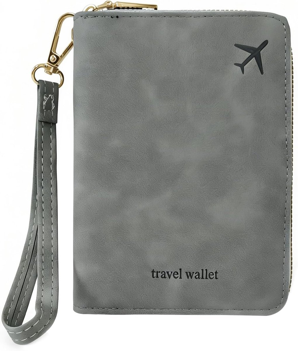 Passport Bag - Grey - Modern design - Ruimte voor al uw reisdocumenten - ShopVlot