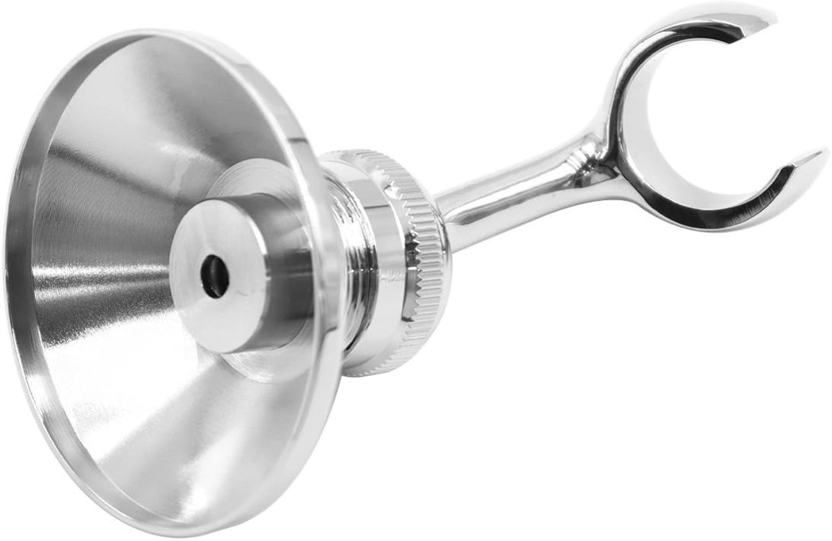 Dailygoods- Douchekophouder 360 Graden Verstelbaar - Koper/Verchroomd - Lichtgewicht/Duurzaam - Waterdicht/Vochtbestendig - Sleufdiameter 2,2 cm - Douchebeugel