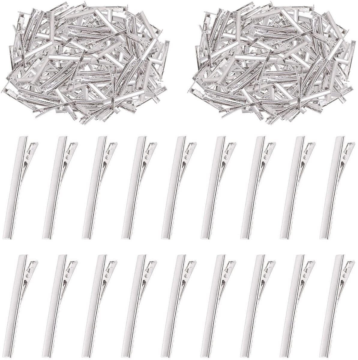 Dailygoods - 200 Stuks Krokodillenklem Kit - Haarspelden voor DIY Haarstyling