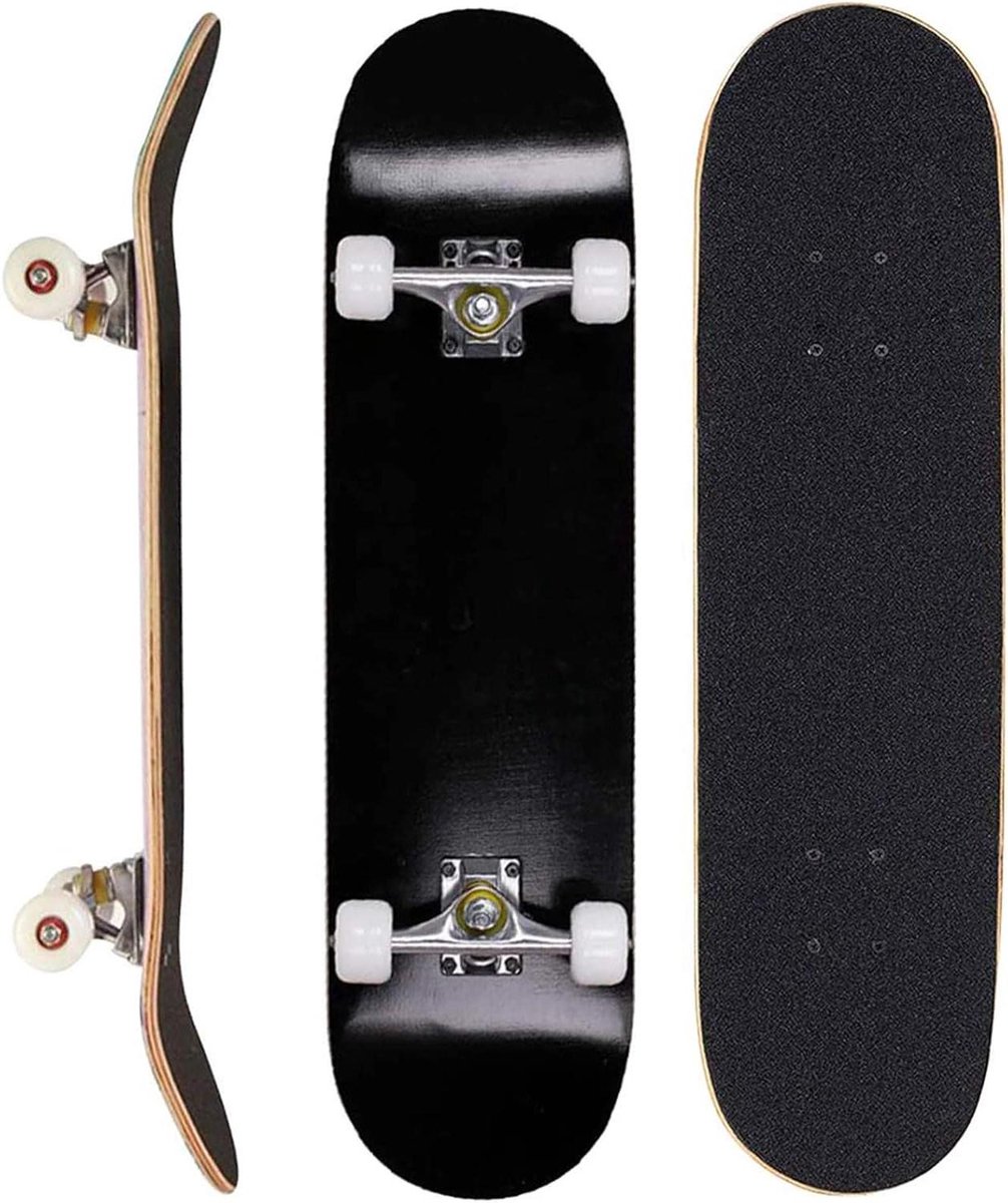 Skateboard voor Trucs Beginner skateboard Stunts Oefenen 10-laags Esdoornhout 78 cm