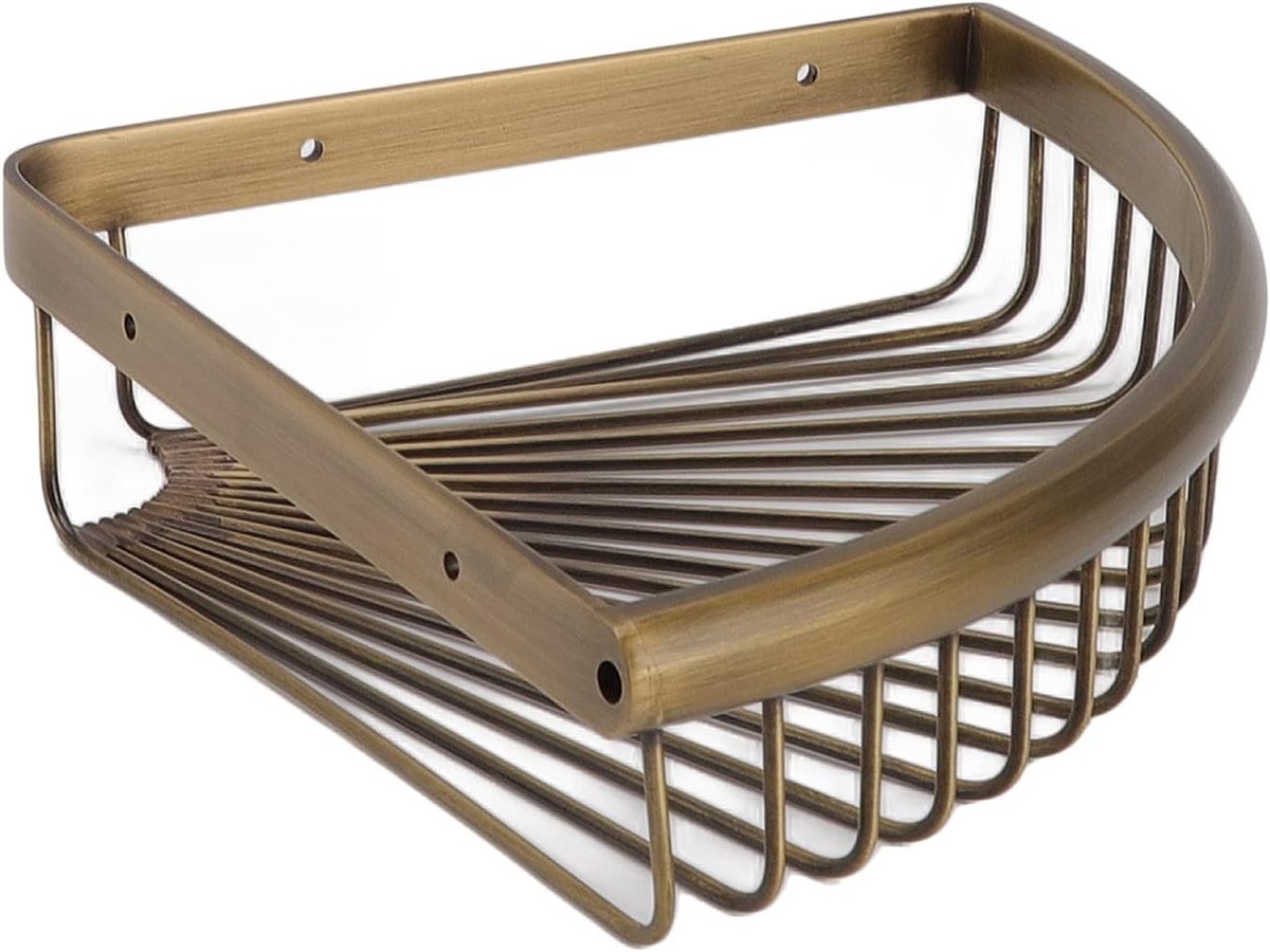 Hoekdouche Caddy, Wandgemonteerde Organizer voor Badkamer, Ruimtebesparende Doucheopslag en Plank voor Toilet, Studentenhuis en Keuken