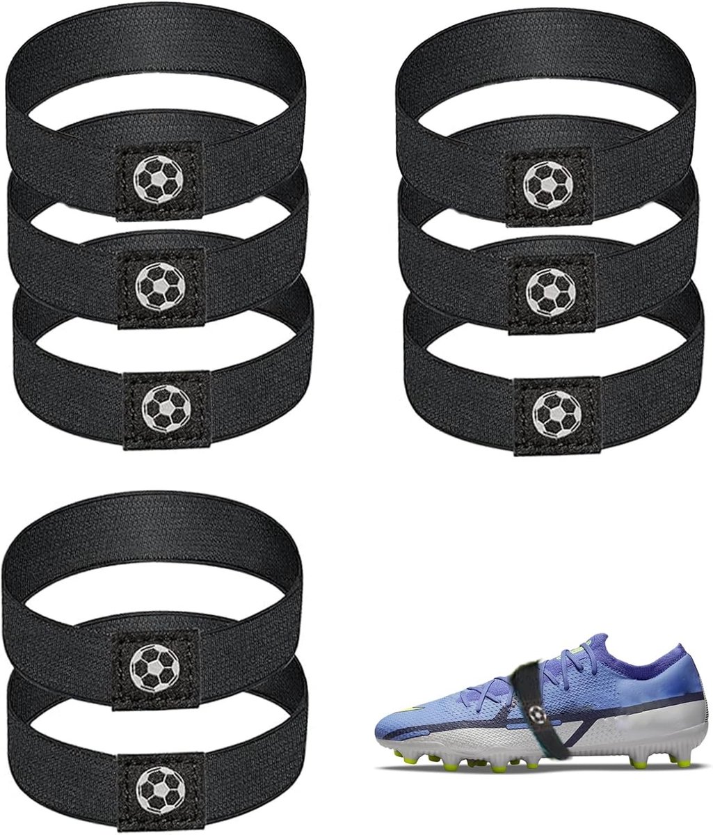 Set van 8 veters voor kinderen, elastische veters zonder strikken, ideaal voor sportschoenen, casual schoenen en buitensportactiviteiten