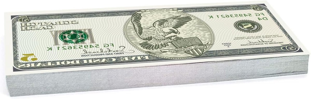 Speelgeld Dollar Biljetten - Nep Geld - Doen Alsof Spel - Echte Grootte - 100 Stuks - Groen