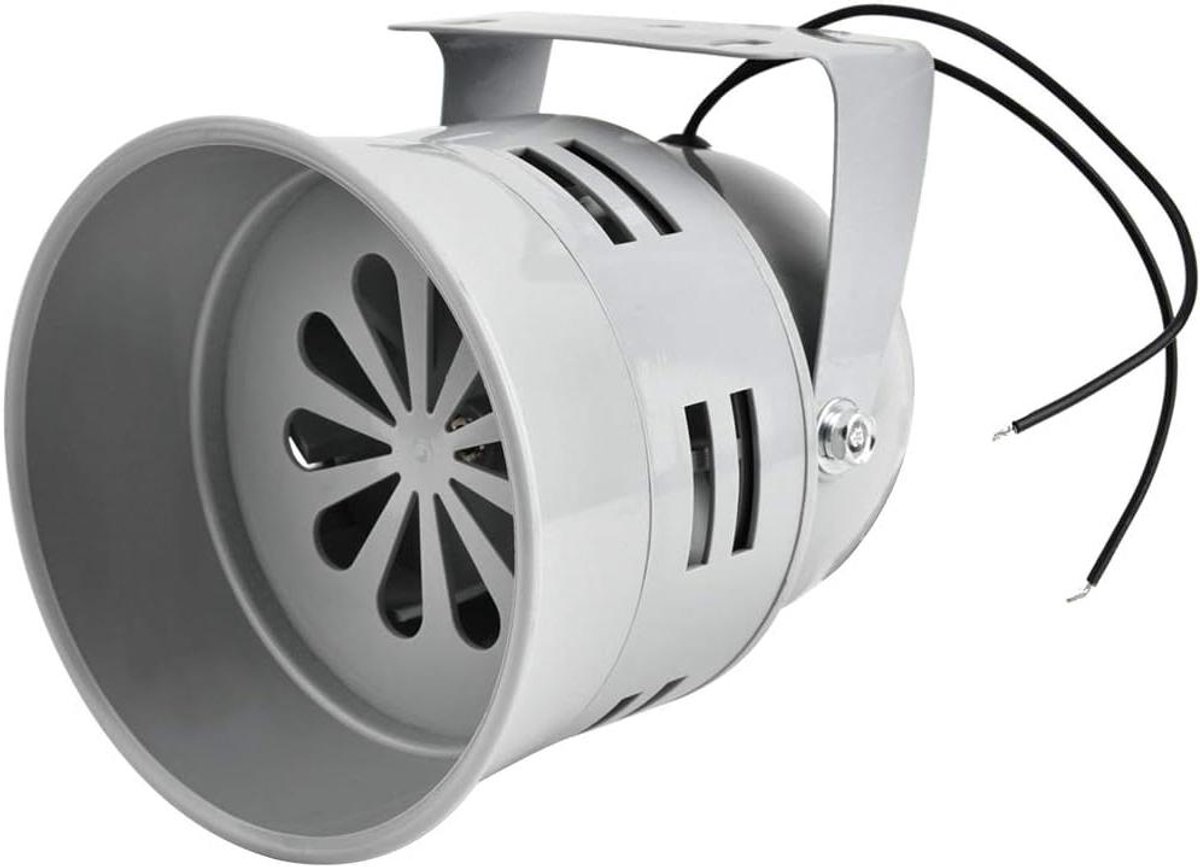 Elektrische Sirene - Alarm Hoorn - Veiligheid Waarschuwing - Krachtige Motor - 40 W - Grijs