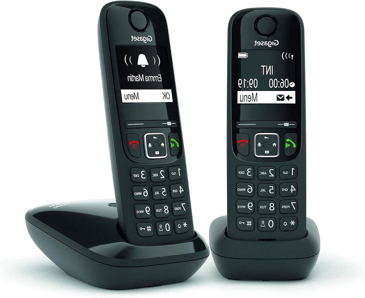 Draadloze Telefoon - Huis Telefoon - Thuis Bellen - Perfecte Geluidskwaliteit - 100 Namen Telefoonboek - Zwart