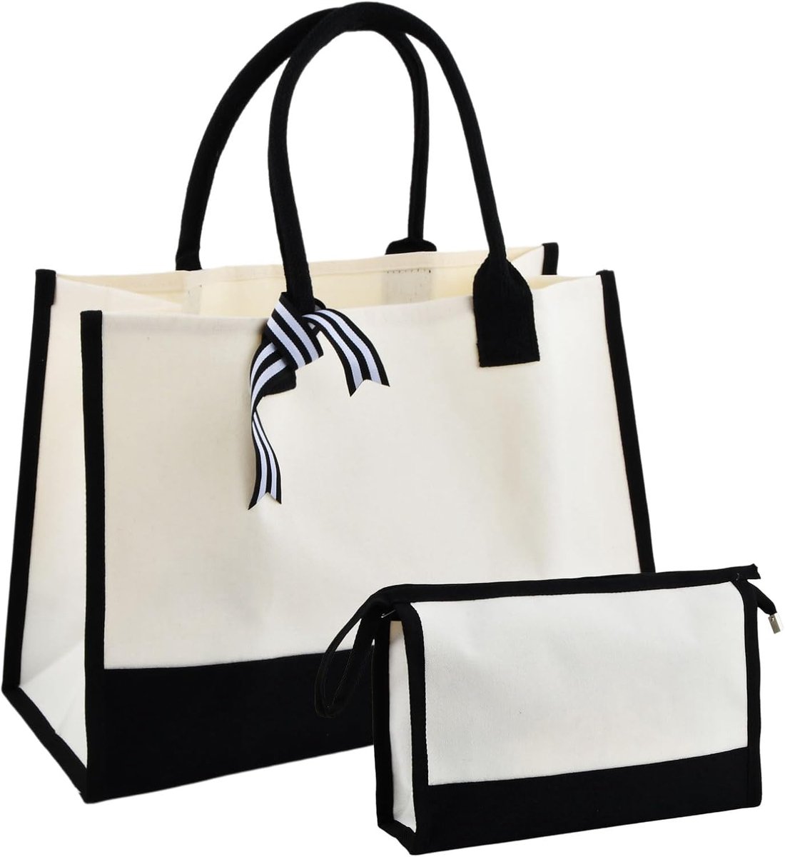 Jute tas groot - gepersonaliseerd canvas - stijlvolle strandtas - herbruikbare jute tas voor vrouwen - SnelShoppen