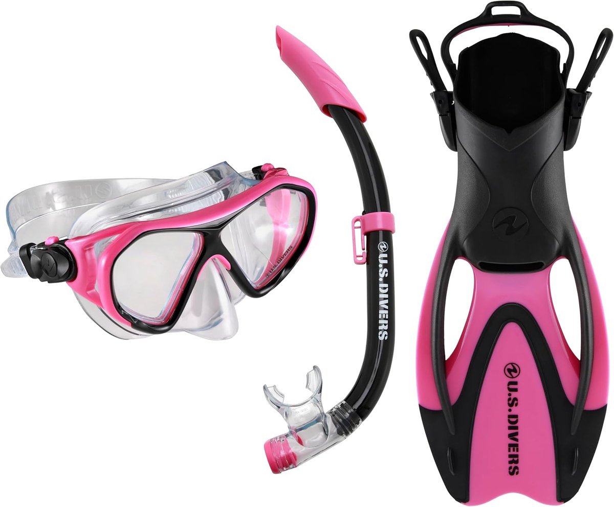 Thijox - Snorkelset voor volwassenen en kinderen, comfortabel ademhalen onder water, lichtgewicht en duurzaam, perfect voor snorkelen, duiken, zwemmen