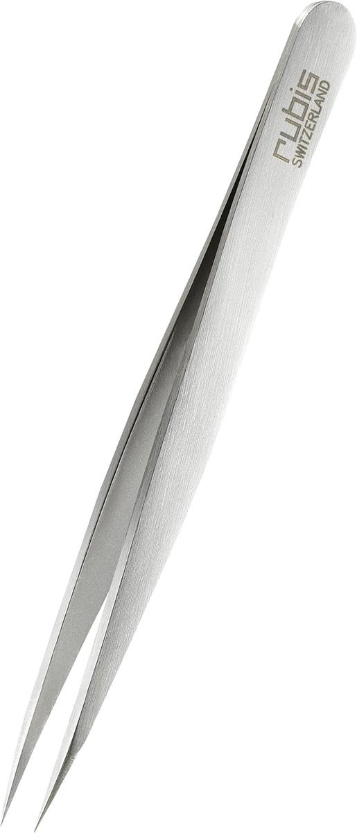 Thijox - Rubis Spitse Splinterpincet - Elite Pincet voor Splinters - Professionele Precisiepincet van RVS - Ideaal voor Medisch Gebruik, Tuin, Kampere