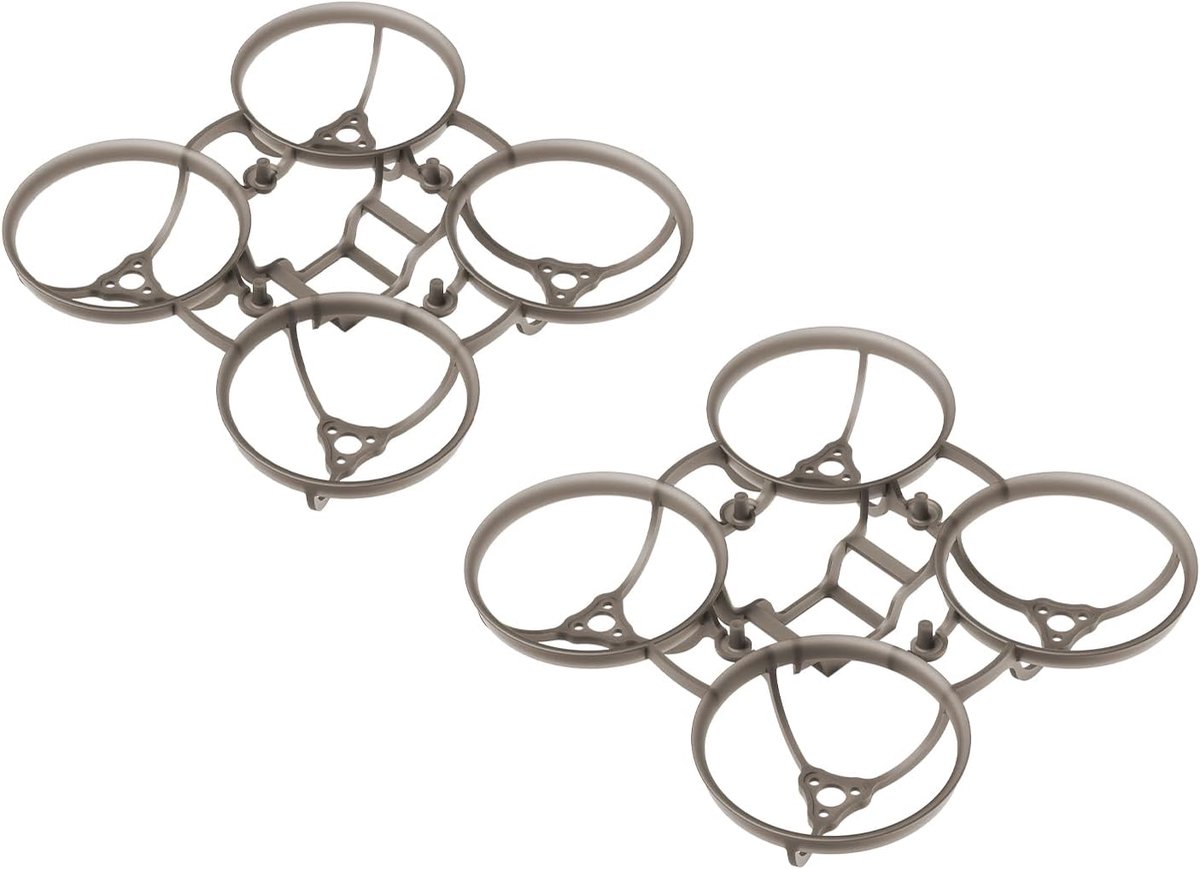 Thijox - 2x Air65 II Brushless Whoop Frame Kit - Ultralichte 65mm Micro FPV Racing Drone Frame - Transparant Grijs - Voor DIY Met 0702 Motoren
