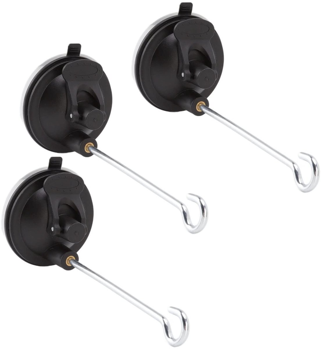 Dailygoods- Vogelvoersmuurhaak - Wandhouder voor Vogelvoeders - Zuignap - Raamdecoratie - Hanger Haak - Ideaal voor Planten - Materiaal ABS