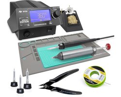 Thijox - Digitaal Soldeerstation ERSA i-CON1 MK2 - 1-kanaals Professioneel Soldeerstation 50-450 °C met 150 W i-TOOL MK2, Antistatische Puntwisseling,