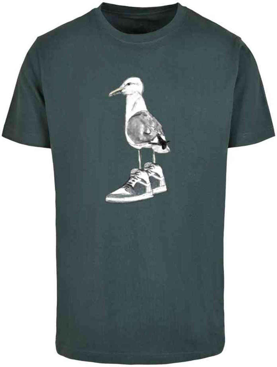 Mister Tee Seagull Sneakers Heren Tshirt XXL Donkergroen