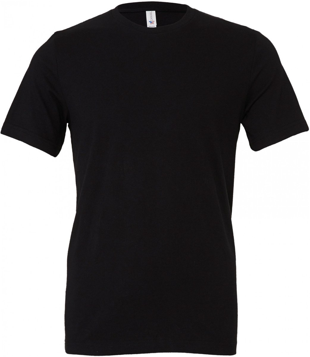 Bella+Canvas Unisex Jersey Short Sleeve Tee CV3001 - Black - M