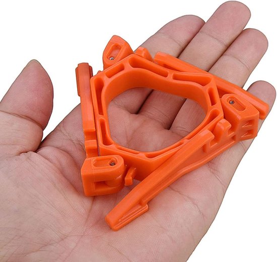 Opvouwbare Gasblik Houder - Driepoot Brandstofhouder voor Campingkooktoestel - Stabiele Gas Canister Stand voor Outdoor Koken — afbeelding 2