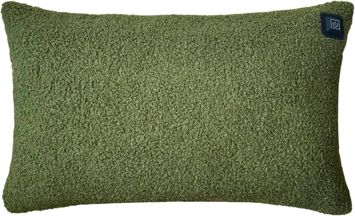 Thijox - Teddy Verwarmingskussen 30x50 cm - Draadloos en Met Kabel - Elektrisch Infrarood Warmtekussen met 10.000 mAh Powerbank - Ergonomisch Rug- en