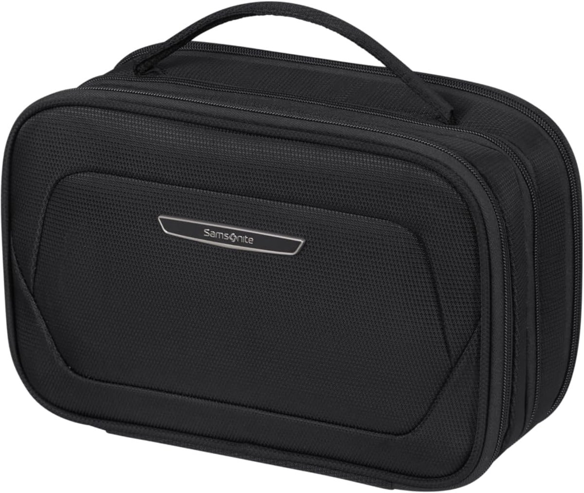 Thijox - Toilettas voor Dames en Heren - Samsonite Spark SNG Eco, Duurzaam en Praktisch, 30 cm, 7L, Zwart, Ideaal voor Reizen en Dagelijks Gebruik