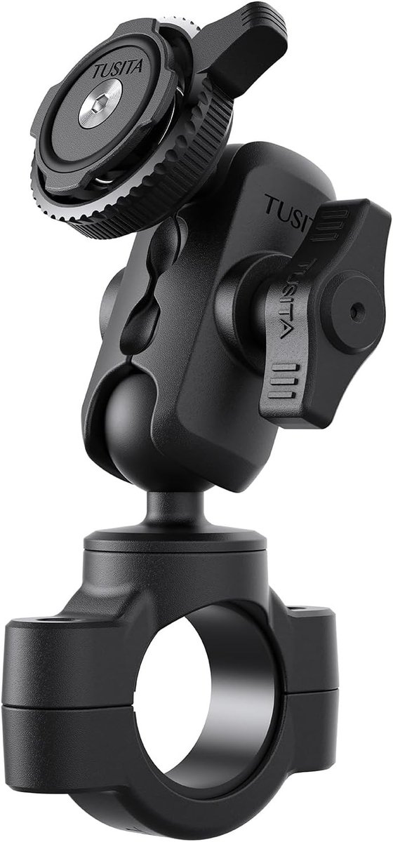 Motorfiets Twist Lock Mount met Dubbele Socket Arm voor Handvat Bevestiging en Stabiliteit
