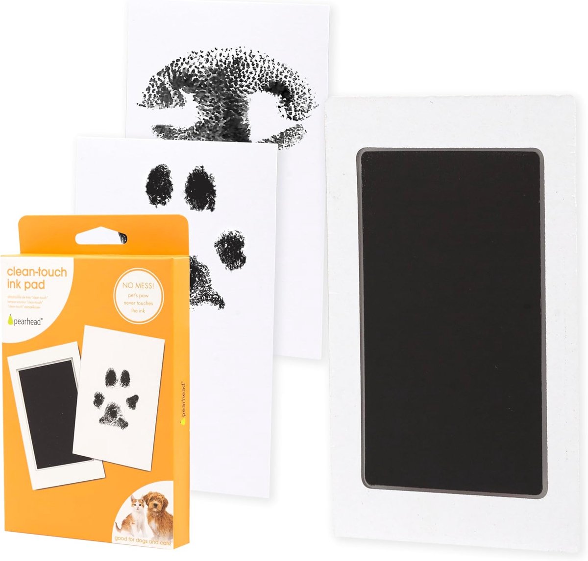 Thijox - Paw Print Clean Touch Ink Pad Kit voor Honden en Katten - Inktloze Pootafdrukset - DIY Afdrukken voor Huisdieren - Small/Medium - Perfect voo