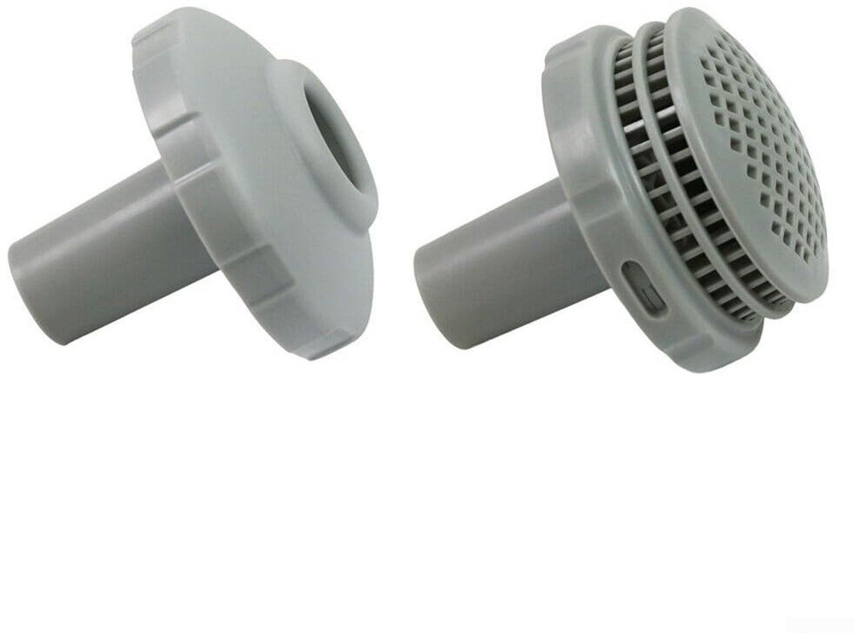 Dailygoods- Slangaansluiting 32mm - Aansluitset voor Intex Zwembaden - Inlaat/Uitlaat - Zeefconnectoren - Eenvoudig te installeren - Voor betere watercirculatie - Zwembadaansluiting