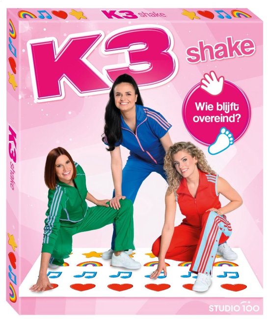 K3 - Bordspel - Gezelschapsspel - K3 Shake - Om binnen of buiten te spelen
