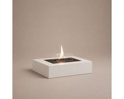 Tenderflame Daisy Tafelhaard - Natural Concrete - Tenderfuel - Bio-Ethanol Alternatief - Rookvrij, veilig, schoon en geurarm