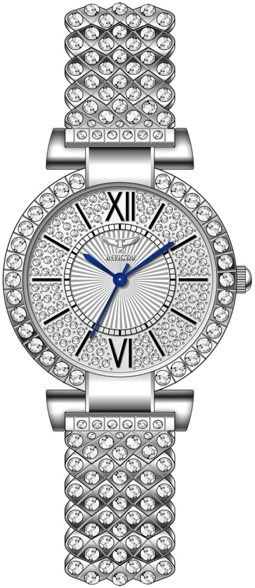 Invicta Wildflower 69060 Dameshorloge - Quartz Uurwerk - 34 mm
