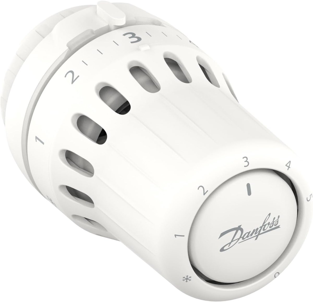 Thijox - React RA Click Thermostaatkop M - Wit RAL 9016 - Compact en Robuust - Geschikt voor Alle Verwarmingssystemen - Slimme Temperatuurregeling voo
