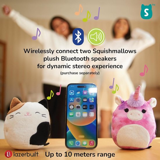 Pluche Draagbare Bluetooth Speaker - Met Kat Thema en Kristalhelder Geluid — afbeelding 2