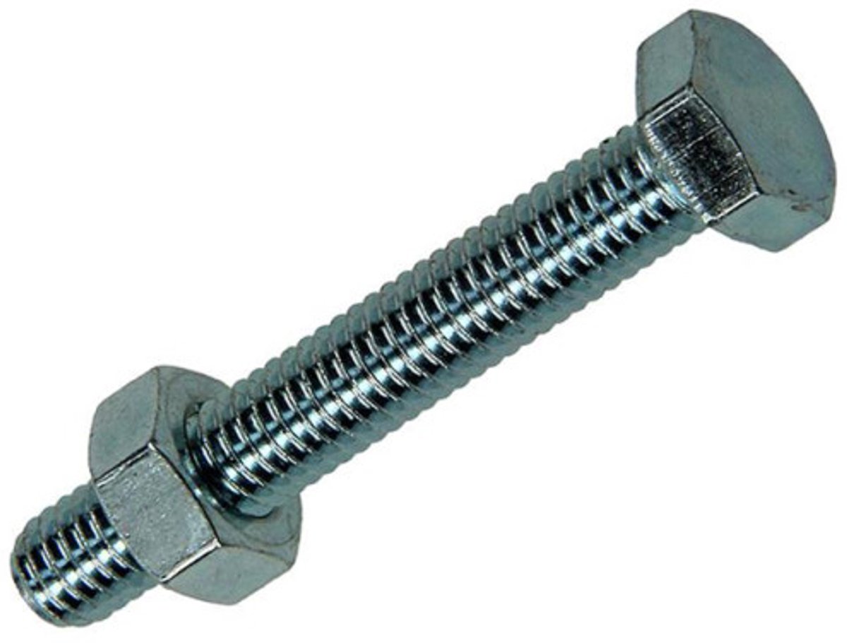 Mack TAPBOUT + MOER VERZINKT 30ST M6 X40MM
