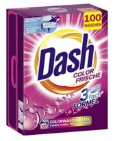 Dash Color Alpen Frische Lessive en poudre - Linge de couleur - 5 kg - 100 lavages - Protège les tissus colorés - Prévient le calcaire - Sans transfert de couleur