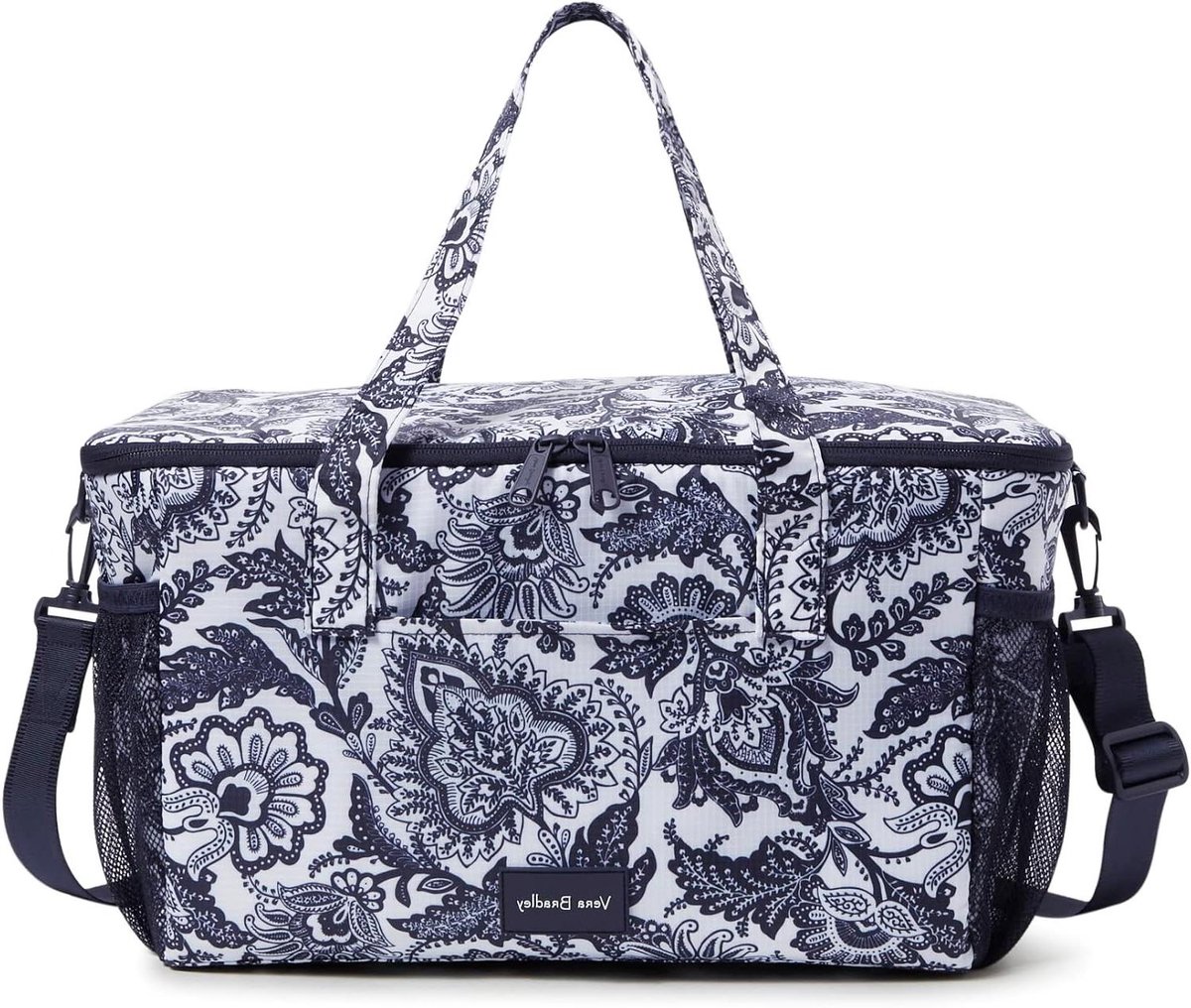 Gekoelde Lunchtas - Isolatie Tas - Buitenactiviteiten - Gemaakt van gerecycled materiaal - 27 L Inhoud - Navy Wit