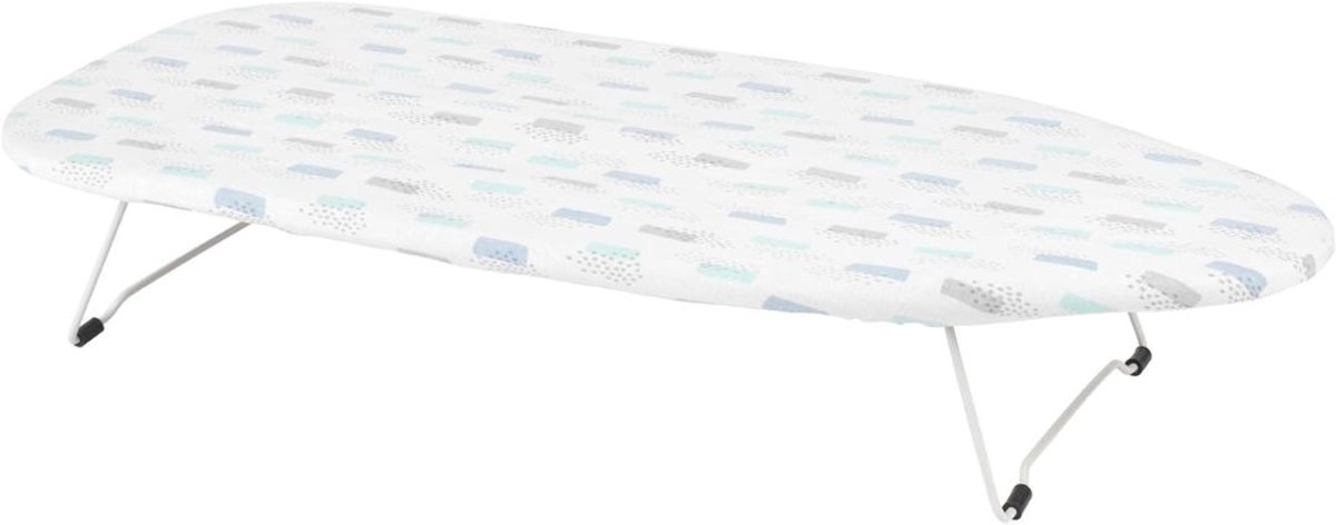 Ploutos® Tafelstrijkplank - Draagbaar En Compact - Tafelstrijkplank Met Katoenen Hoes - Wit - 73cm x 31cm x 15cm