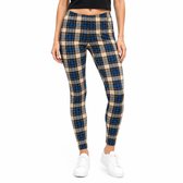 Casual Legging - Dames - Sportlegging - Geel - Blauw - Zwart - Maat XL