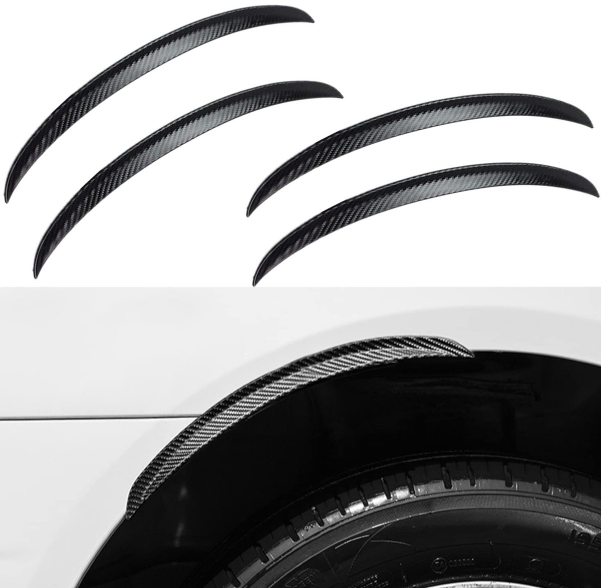 Solidchoice - Set van 4 Universele Auto Spatborden voor Banden
