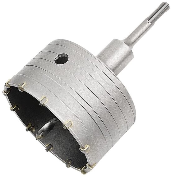 Betongatenzaagboor met SDS Plus-schacht en centrumbor.