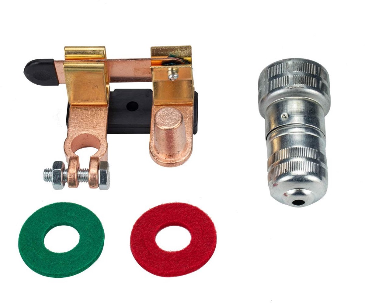 Solidchoice - Batterijscheidingsschakelaar - 12V/24V - Duurzaam en roestbestendig - Negatief - Voor Marine Car Boot RV