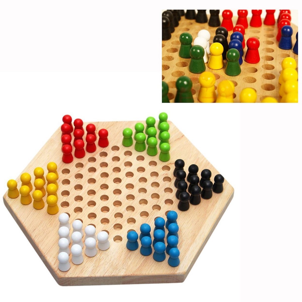 Solidchoice - Handgemaakt Houten Bordspel Chinees 14+