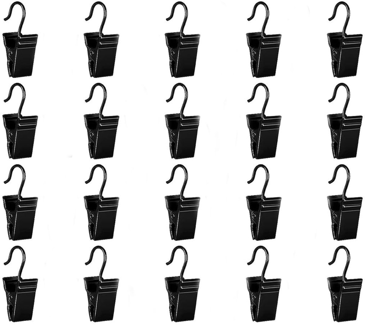 Solidchoice - 20 Stuks Roestvrij Stalen Gordijnclips met Haken