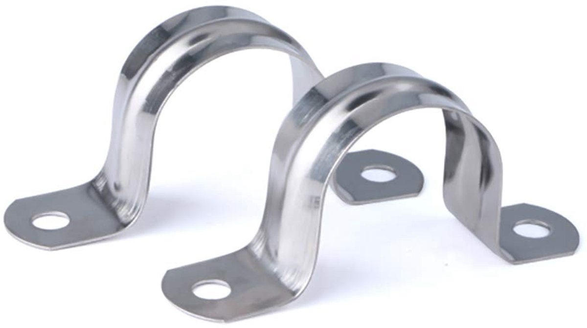 Solidchoice - Set van 16 RVS U-Vormige Klemmen voor 40mm Buizen