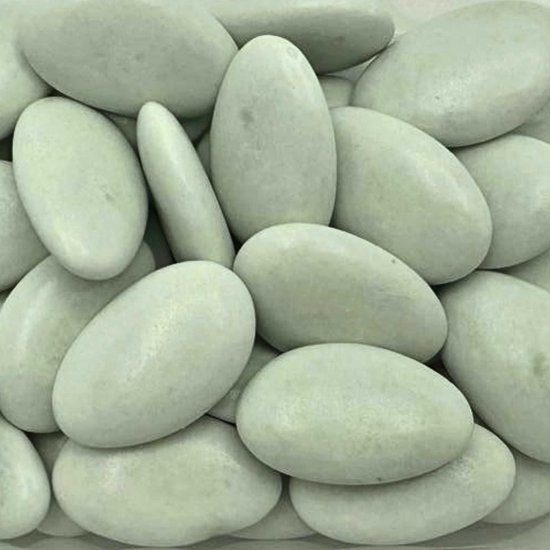 Vanparys Suikerbonen - Doopsuiker - Chocoladebonen - Dragees - Geboortesnoep - Glanzend Jade - Pure Chocolade - 1 kg - 240 stuks (geboorte, baby, babyshower, communie, huwelijk)